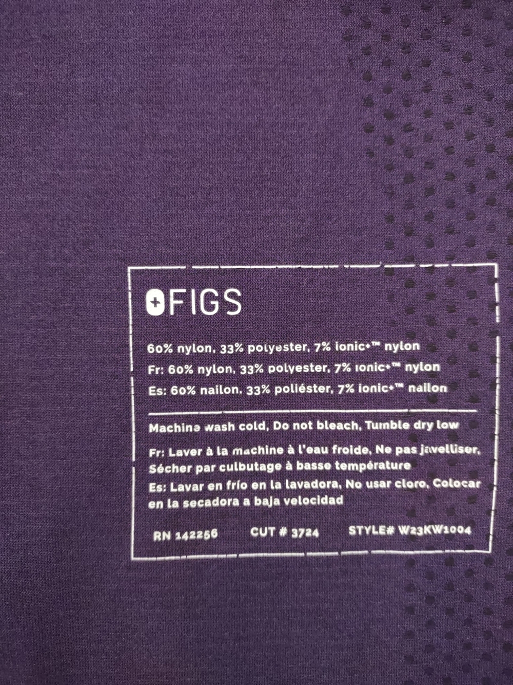 Figs Purple Jam Longsleeve Salta Seamless - Picture 5 of 5